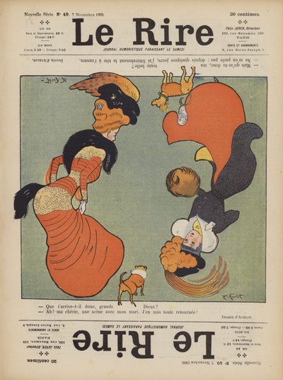 Ilustración para Le Rire de Henri Avelot