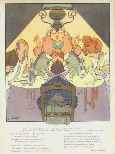 Ilustración para Le Rire de Henri Avelot