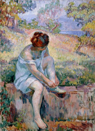 Antes de bañarse de Henri Lebasque