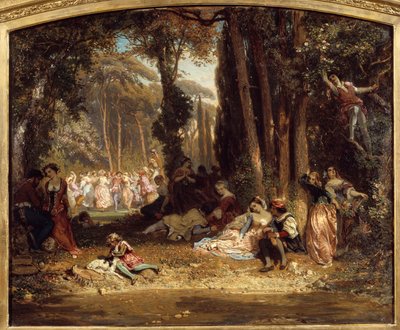 Fiesta de primavera en Toscana de Henri Baron