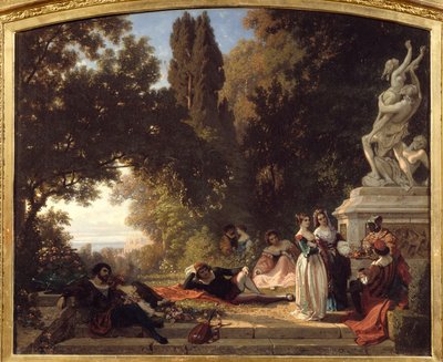 Tarde de verano en Italia de Henri Baron