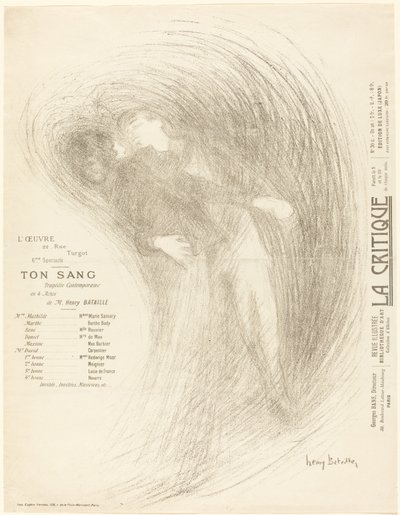 Tu sangre de Henri Bataille