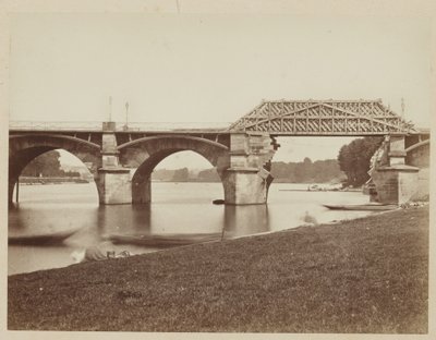 El puente de Saint Cloud tras la guerra franco-prusiana de Henri Bevan