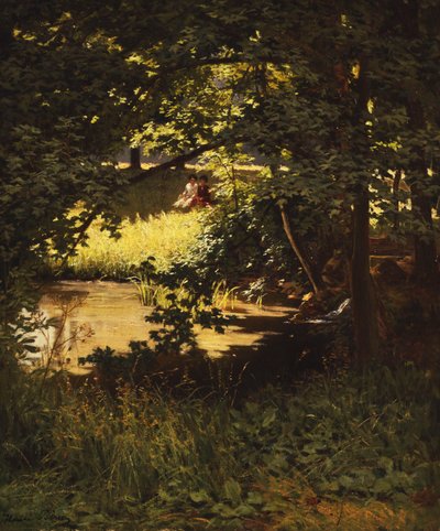 Un día de verano junto al río de Henri Biva