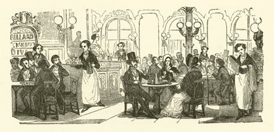 El camarero de la cafetería de Henri Bonaventure (after) Monnier