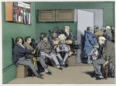 Un día de audiencia - en “Costumbres administrativas” de Henri Monnier de Henri Bonaventure Monnier