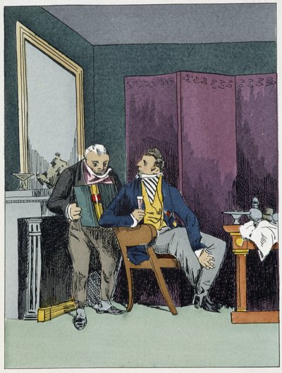 Jefe de División - en “Costumbres Administrativas” de Henri Monnier de Henri Bonaventure Monnier