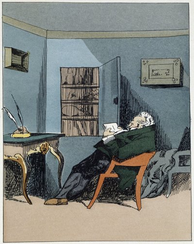 Jefe de oficina - en "Administrative mores" de Henri Monnier de Henri Bonaventure Monnier