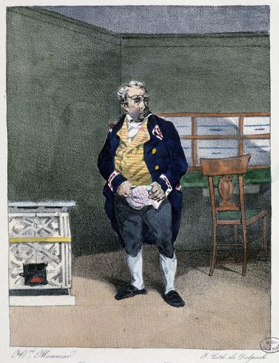 Oficinista - en “Costumbres administrativas” de Henri Monnier de Henri Bonaventure Monnier