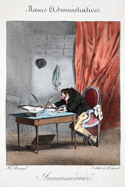 Surnuméraire, ilustración de 