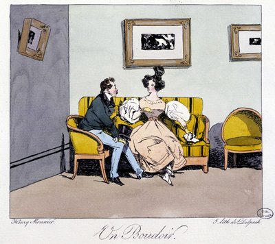 Un boudoir - en "Jadis et aujourd