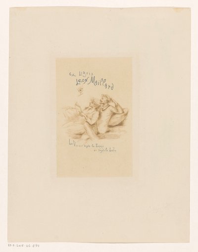 Ex libris de Leon Maillard
Ex libris Leon Maillard (título en el objeto) de Henri Boutet