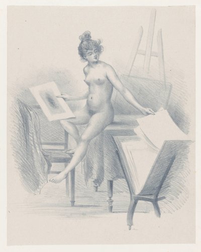 Impresiones de vistas de modelos desnudos de Henri Boutet
