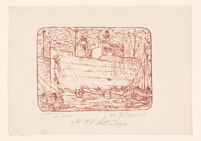 Haven te Antwerpen (título original del objeto) de Henri Braakensiek (signed by artist)