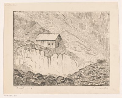 Casa en la montaña de Henri Braakensiek (signed by artist)