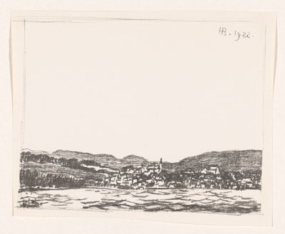 Posición en el lago Starnberg de Henri Braakensiek