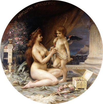 Afrodita y Eros de Henri Camille Danger