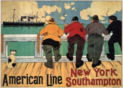 Línea Americana, 1900 de Henri Cassiers