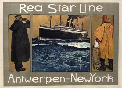Línea Estrella Roja, 1908 de Henri Cassiers