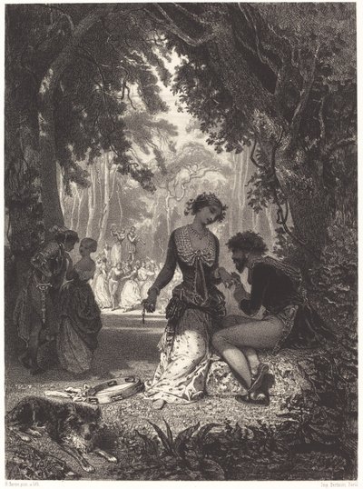 Bailarines italianos de Henri Charles Antoine Baron