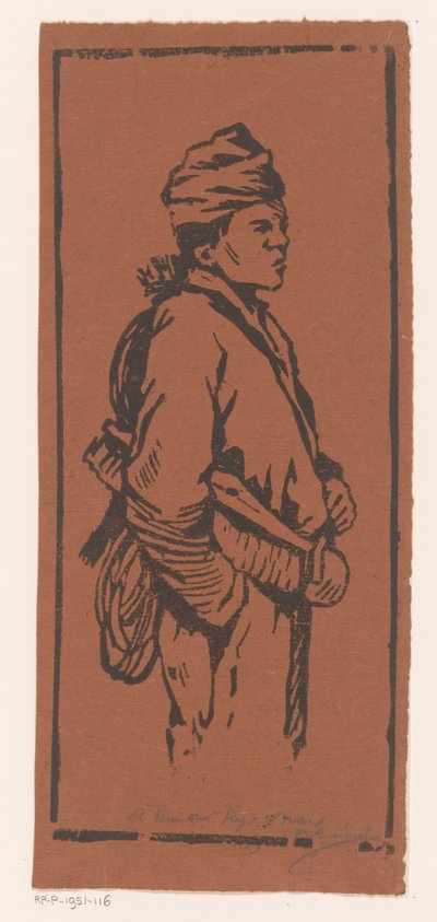 Deshollinador de Henri Charles Guérard (signed by artist)