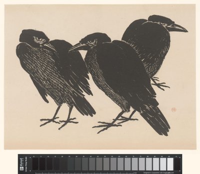 tres cuervos de Henri Charles Guérard
