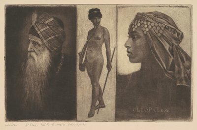 Salomón y Cleopatra de Henri Charles Guérard