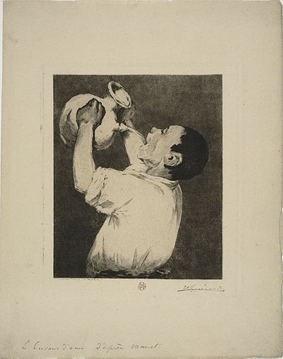 El Bebedor de Agua de Henri Charles Guérard