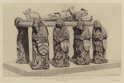 Tumba de Philippe Pot, Gran Senescal de Borgoña, siglo XV de Henri Charles Guérard