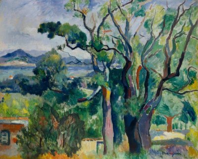 La bahía de Saint-Tropez de Henri Charles Manguin
