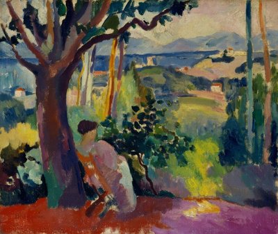 La comida en la villa Demiére de Henri Charles Manguin