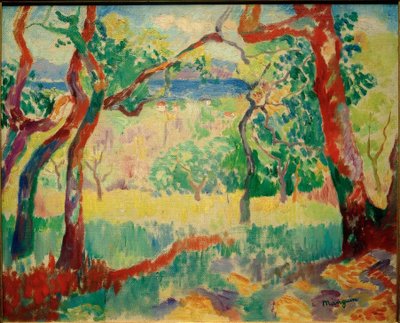 El valle, la villa Demiére de Henri Charles Manguin