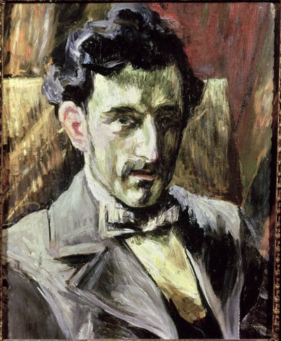 Retrato de Maurice Ravel (1875-1937) (óleo sobre lienzo) de Henri Charles Manguin