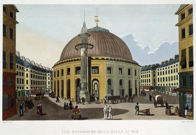 El exterior de la Halle au blé - en 