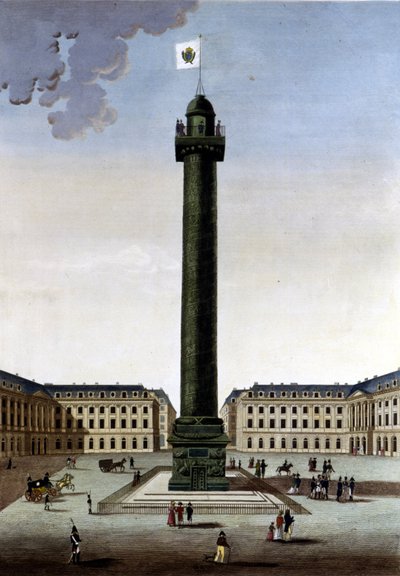 Place Vendôme - en “Views of Paris” por Courvoisier de Henri Courvoisier Voisin