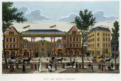 Los Baños Chinos, circa 1820 en 