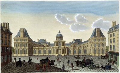 Vista del Palais du Luxembourg, circa 1820 - en "Vues de Paris" de Henri Courvoisier Voisin