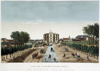 Vista del Observatorio Real en Vues de Paris de Courvoisier de Henri Courvoisier Voisin