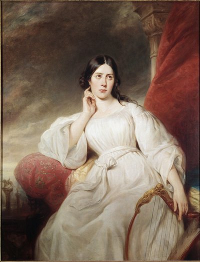 Retrato de Maria Garcia llamada la Malibran, en el papel de Desdémona de Henri Decaisne