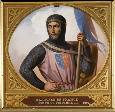 Príncipe Alfonso de Poitiers 1220-1271, Conde de Toulouse, 1837 de Henri Decaisne