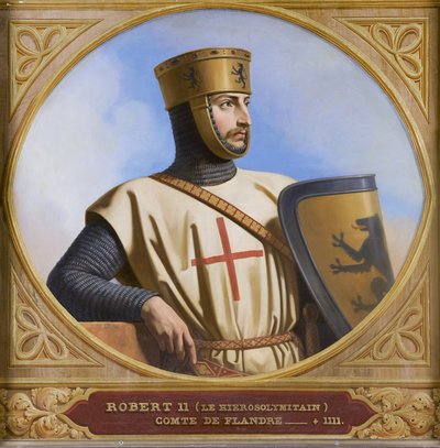 Roberto II de Jerusalén, 1843 de Henri Decaisne