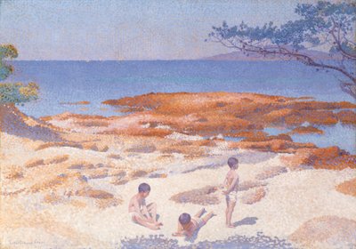 Playa en Cabasson Baigne-Cul, 1891-92 de Henri Edmond Cross