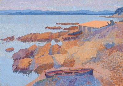 Calanque des Antibois, 1891-1892 de Henri Edmond Cross