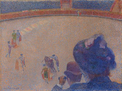 Course de taureaux, 1891-1892 de Henri Edmond Cross