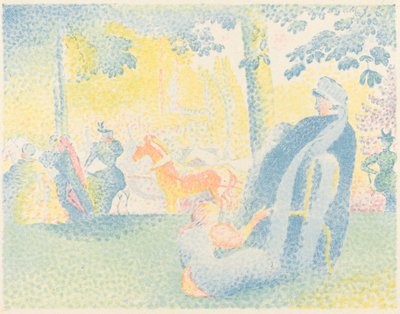 En el parque de Henri Edmond Cross