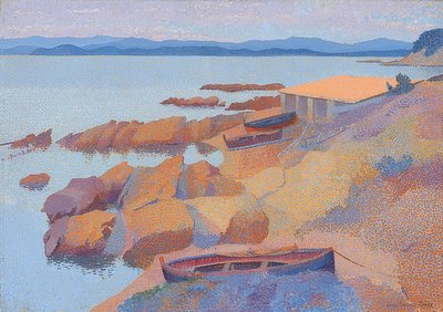 Costa cerca de Antibes de Henri Edmond Cross