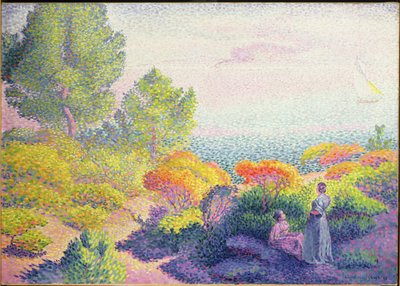 Paisaje con dos mujeres de Henri Edmond Cross