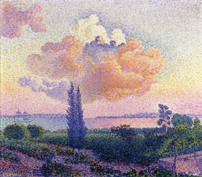 Nubes rosas, c.1896 de Henri Edmond Cross