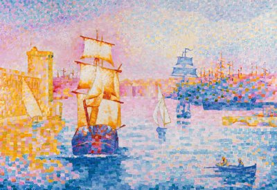 Puerto de Marsella, c.1899 de Henri Edmond Cross