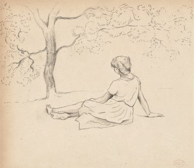 Estudio para "Lavanderas en Provenza", c.1885-89 de Henri Edmond Cross